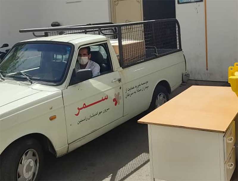 کمک موسسه خیریه سمر به تجهیز دستگاه توموتراپی بیمارستان امام حسین